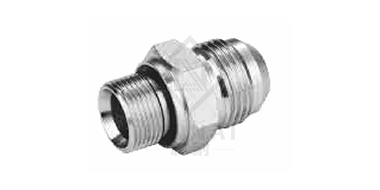 JIC外螺紋74°外錐/公制外螺紋膠墊密封