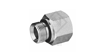 英管外螺紋60°內錐或六角端面用
組合墊密封英管內螺紋ISO 1179