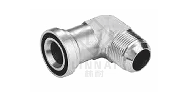 90°彎美制JIC外螺紋74°外錐
/重系列法蘭ISO 6162-2